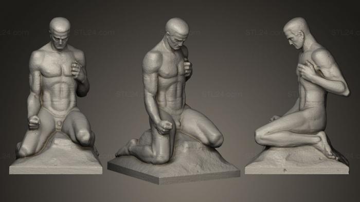 Figurines of people (Kriegerdenkmal, STKH_0034) 3D models for cnc